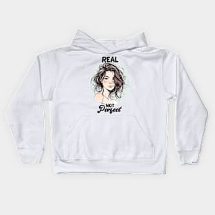 Real- Not Perfect Kids Hoodie